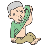 脱ぎきしやすい衣服